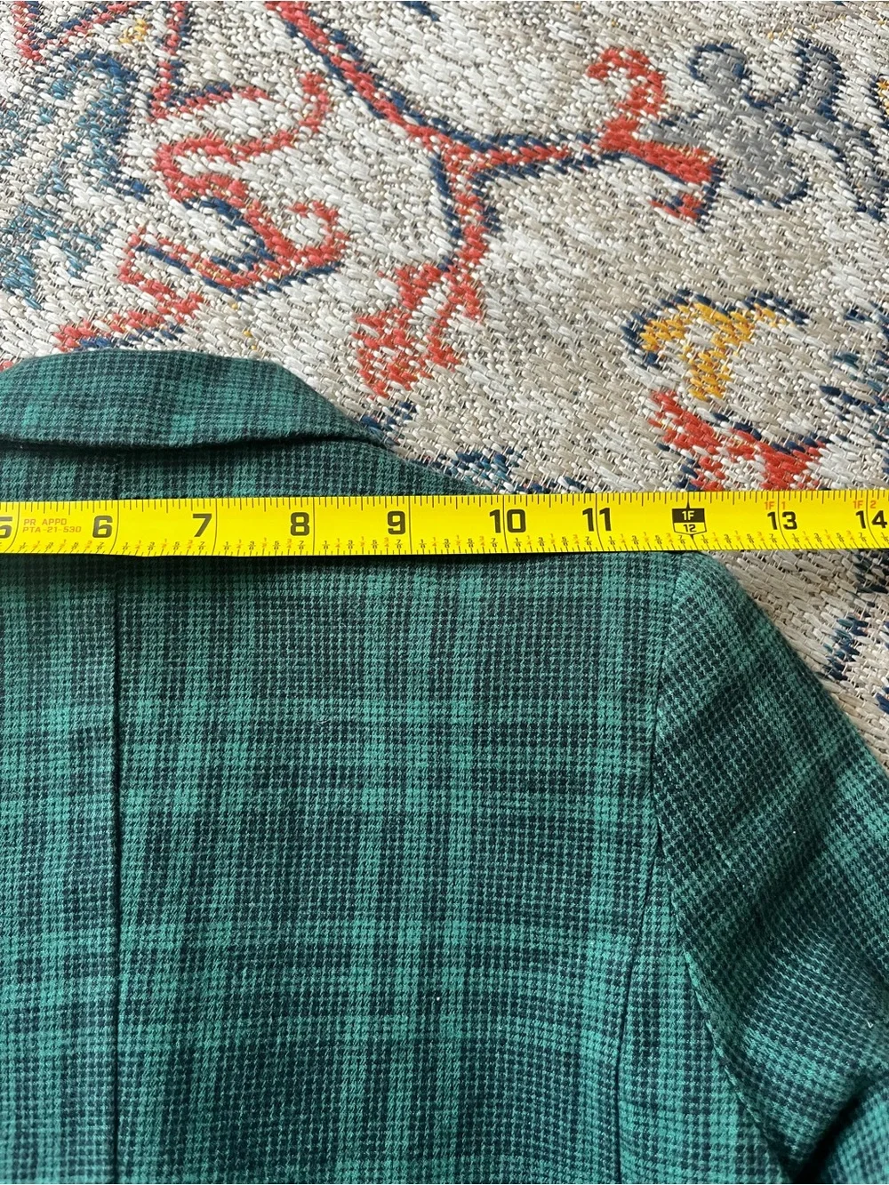 Cat & Jack Green Plaid Lined Jacket Size 5 Cotton Blend